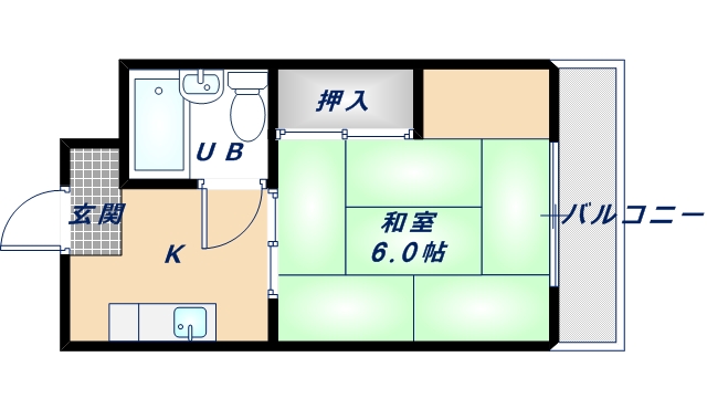 4階の間取り図