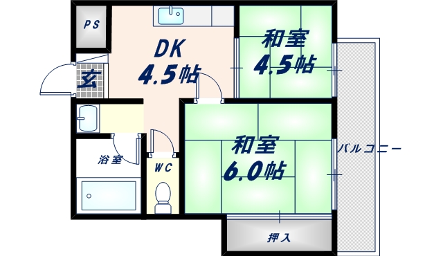 5階の間取り図