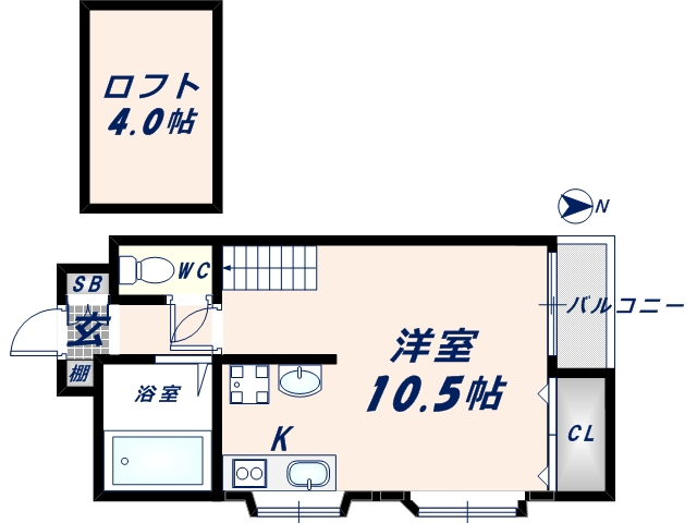3階の間取り図
