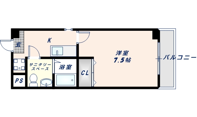 2階の間取り図