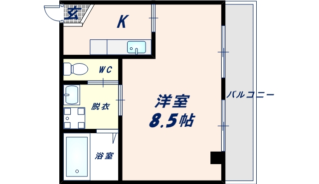 1階の間取り図