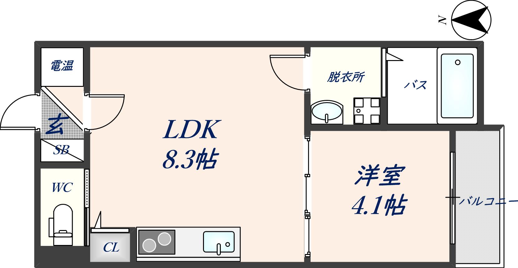 3階の間取り図