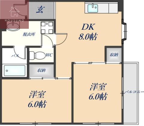 4階の間取り図