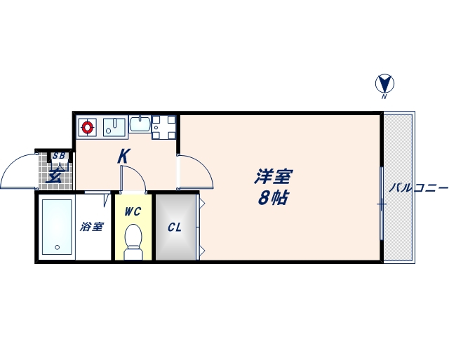 2階の間取り図