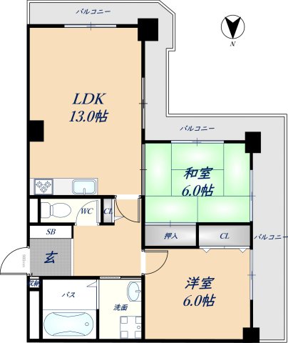 同施工会社・同型モデルの室内です。（参考写真・イメージ写真）