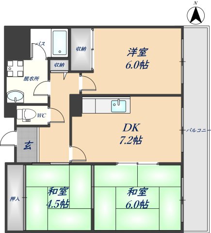 同施工会社・同型モデルの室内です。（参考写真・イメージ写真）