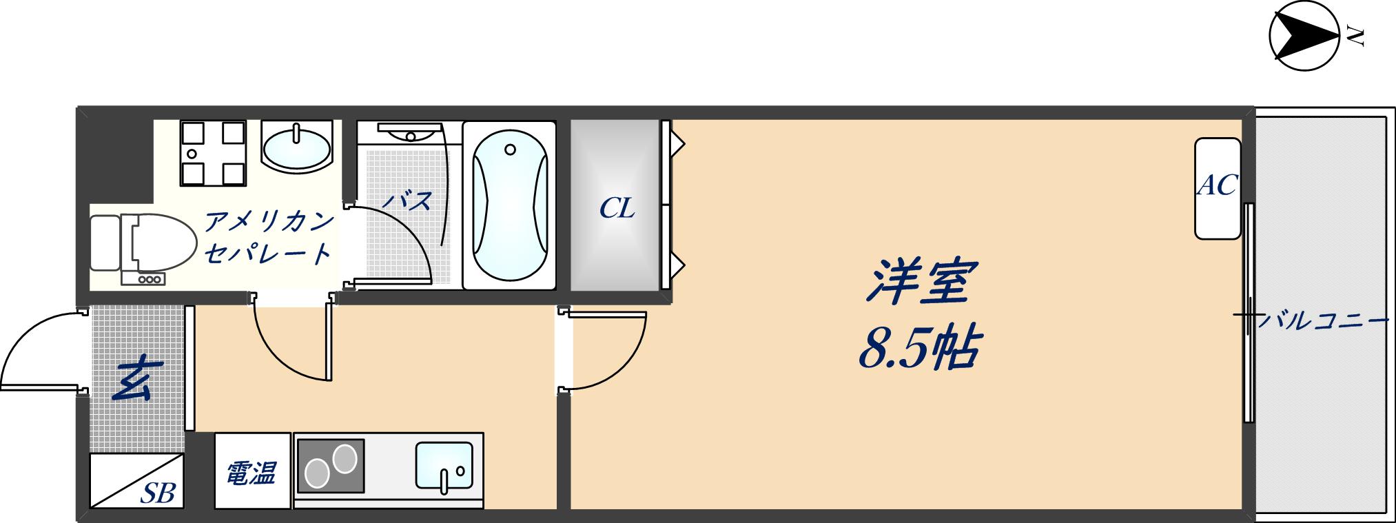3階の間取り図