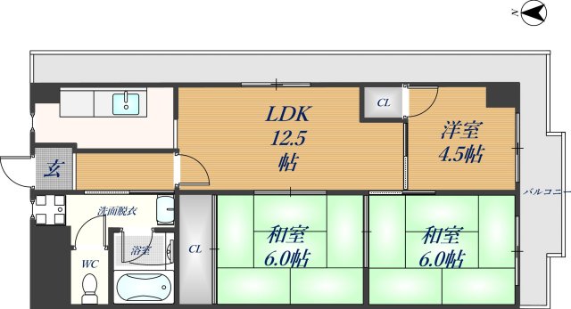 同施工会社・同型モデルの室内です。（参考写真・イメージ写真）