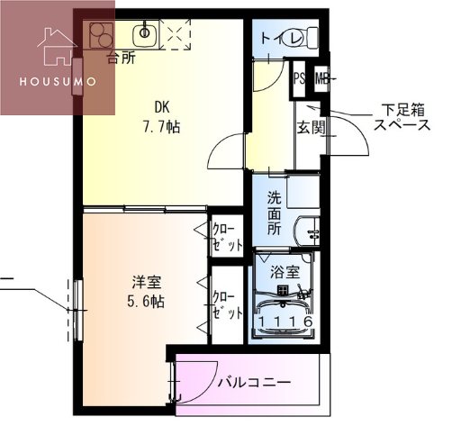 3階の間取り図