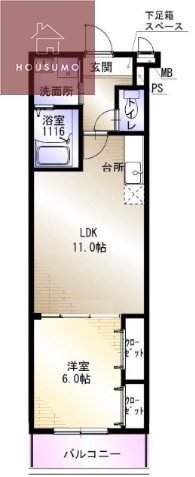 3階の間取り図