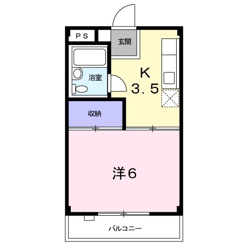 2階の間取り図