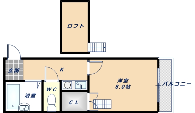 1階の間取り図