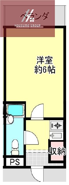 4階の間取り図
