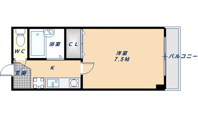 3階の間取り図