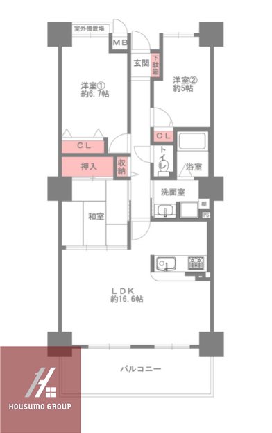 35階の間取り図