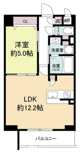 1階の間取り図