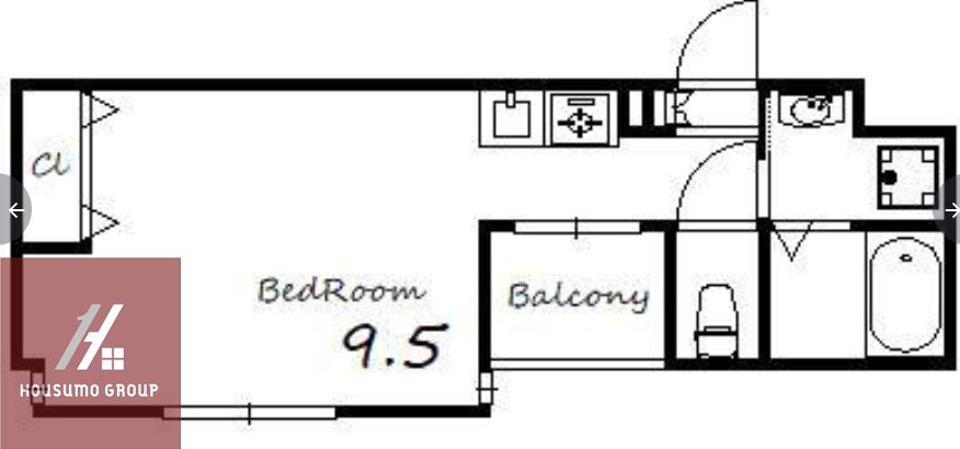 6階の間取り図