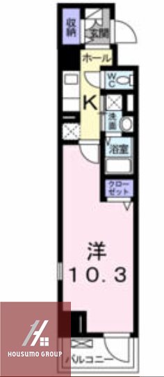 2階の間取り図