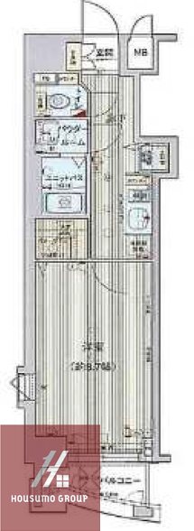 8階の間取り図