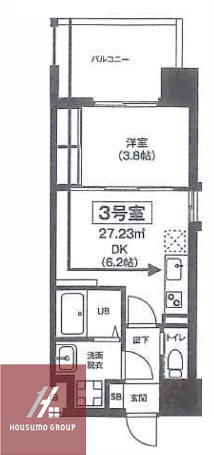 9階の間取り図