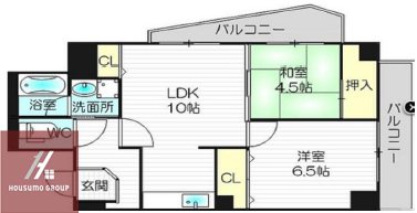 4階の間取り図