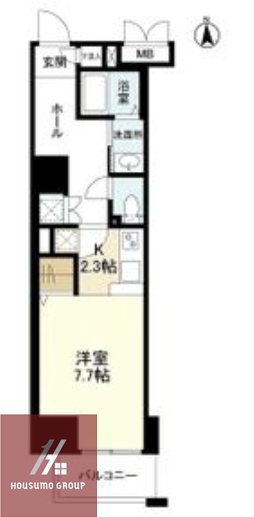 2階の間取り図