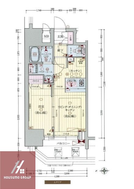 3階の間取り図