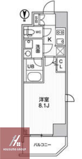 9階の間取り図