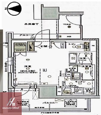 12階の間取り図