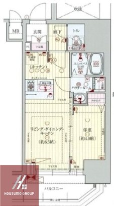2階の間取り図