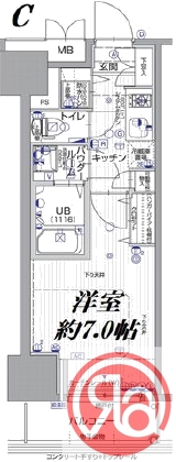 11階の間取り図