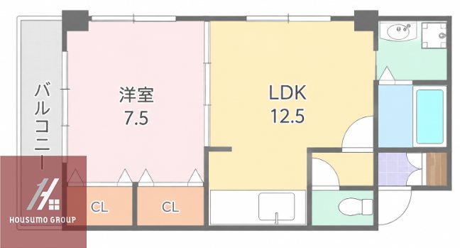 3階の間取り図