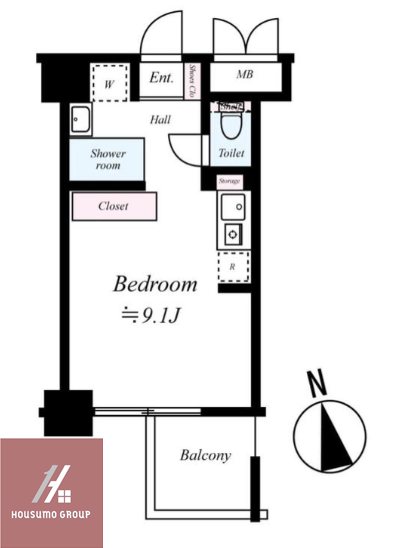 6階の間取り図