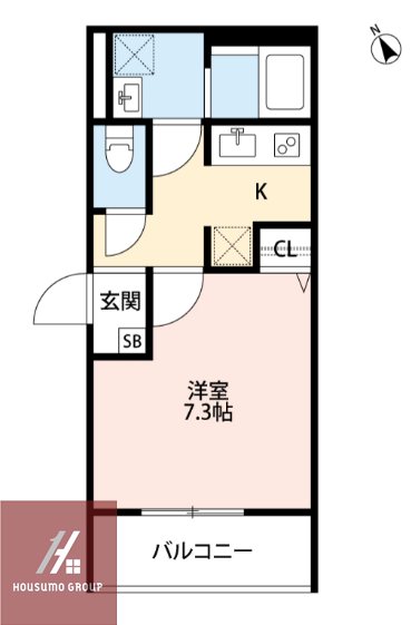 2階の間取り図