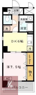 6階の間取り図