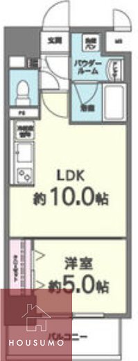 4階の間取り図