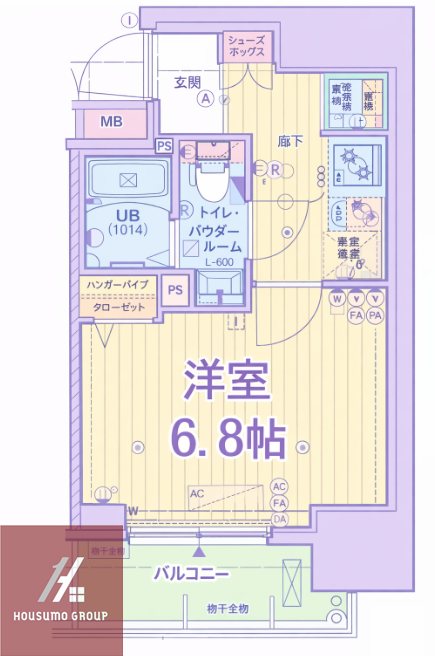 9階の間取り図