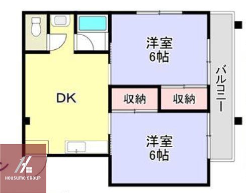 2階の間取り図