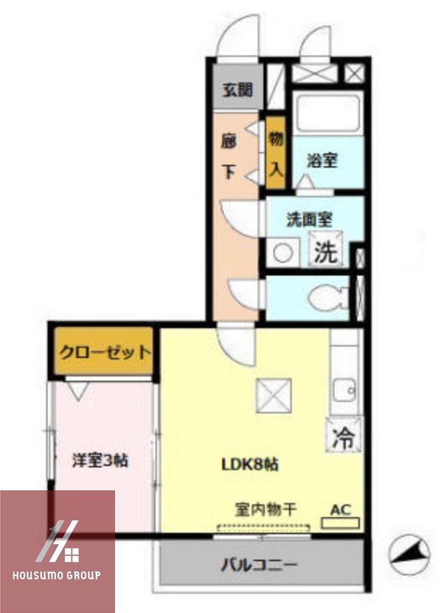 3階の間取り図