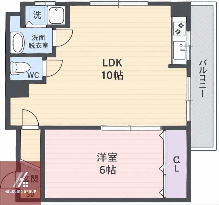 4階の間取り図