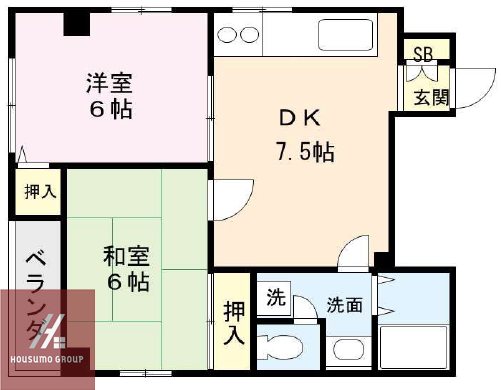 4階の間取り図