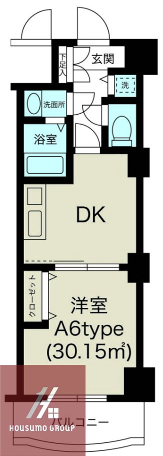 8階の間取り図