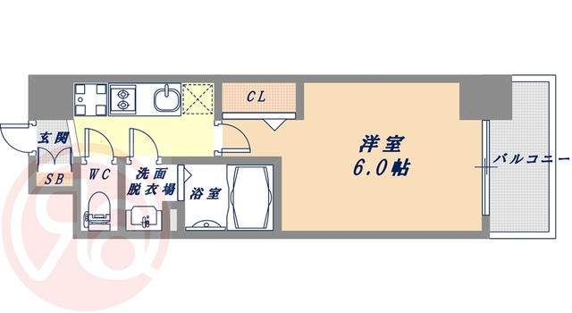 7階の間取り図