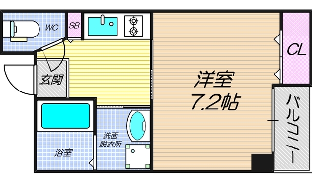 4階の間取り図