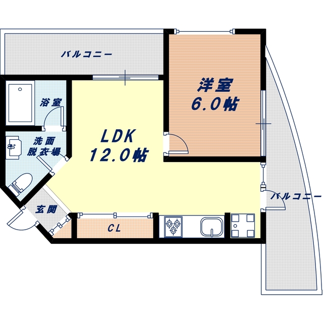 3階の間取り図