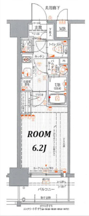 3階の間取り図