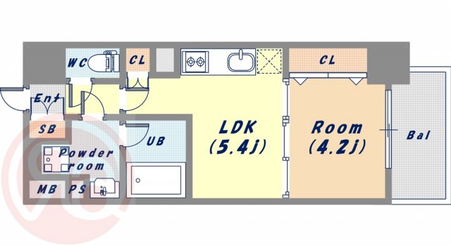 5階の間取り図