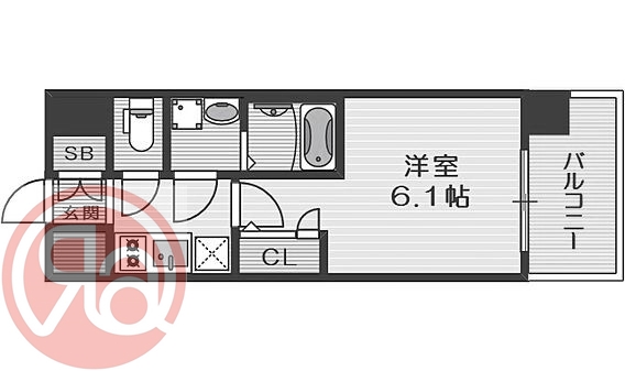 3階の間取り図