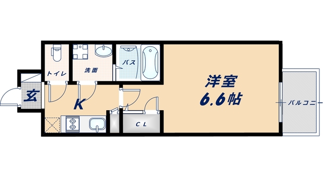 8階の間取り図