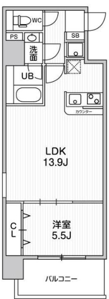 7階の間取り図